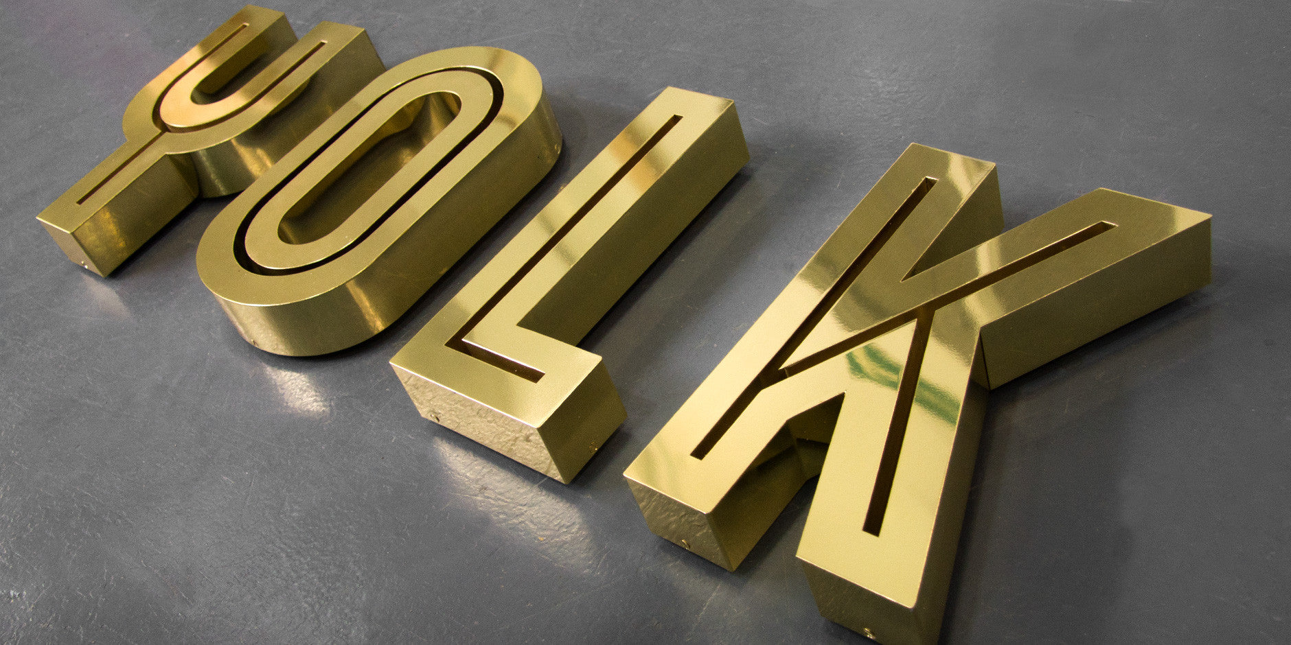 Metal 3D Letters - 3D Sign Makers – Goodwin & Goodwin™ - London Sign Makers